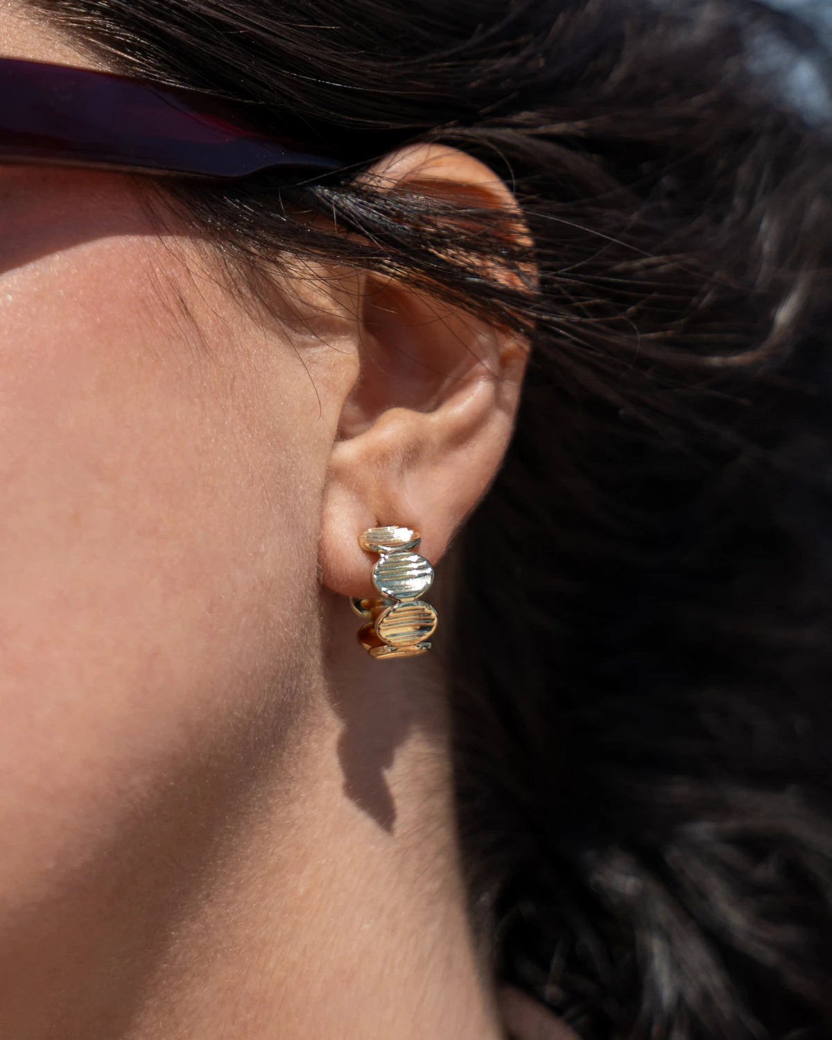 Como Gilded Orbit Earring
