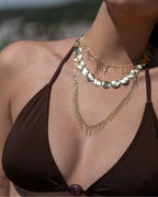 Como Sunbeam Layered Necklace