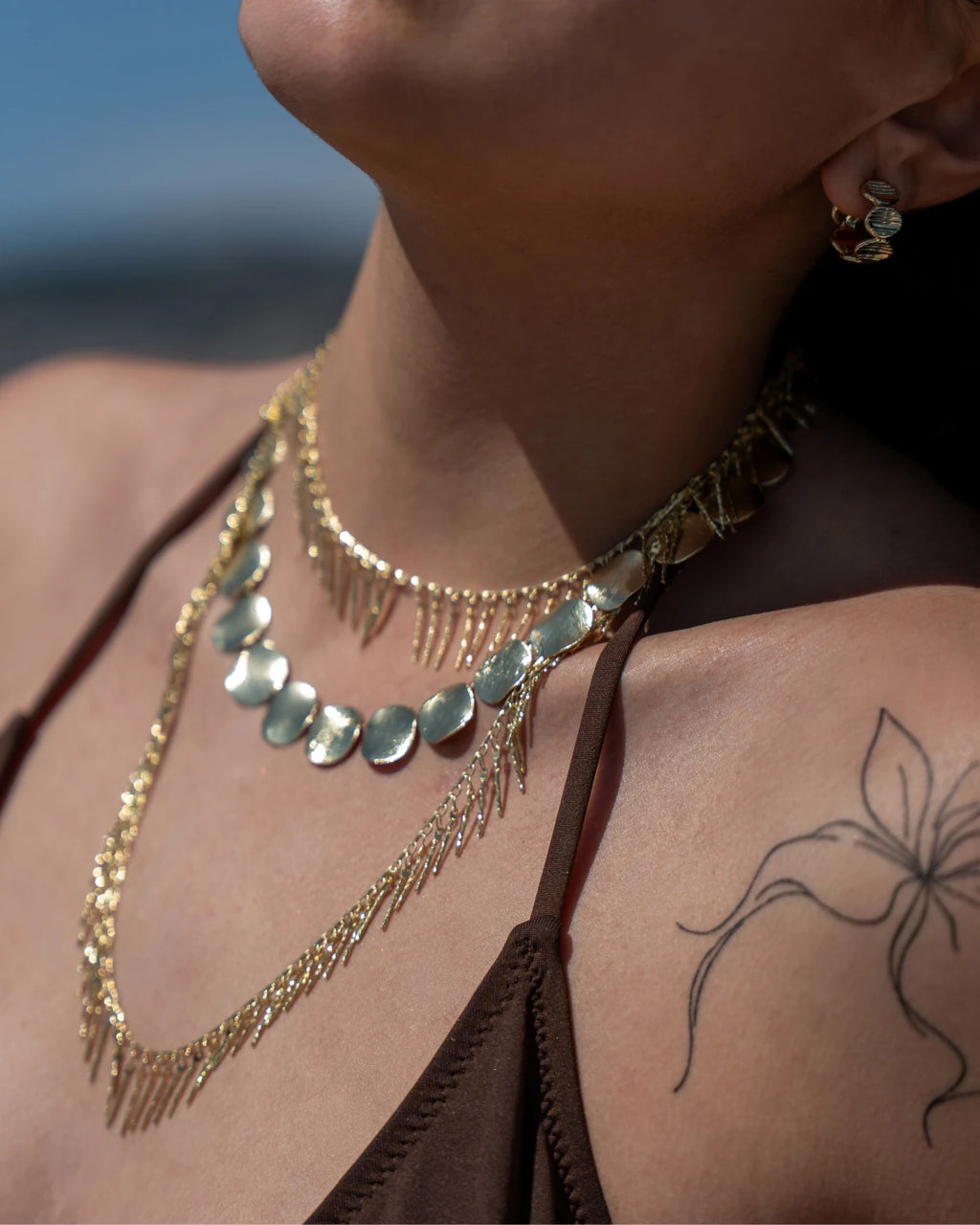 Como Gilded Rhythm Necklace